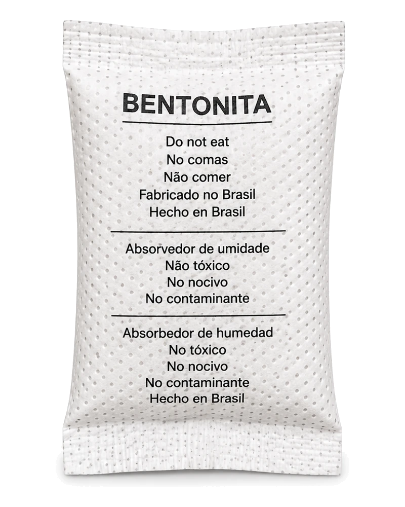 Sobre desecante Dry Pack de arcilla bentonita
